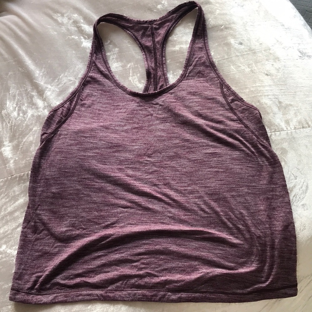 Lulu lemon purple high-low tank